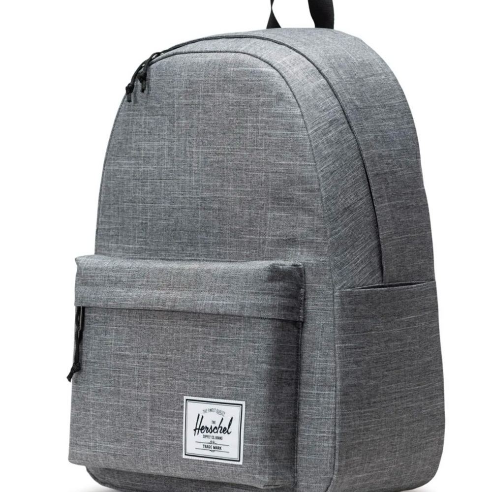 Herschel Supply Company NWT Classic Backpack XL 30L Raven Crosshatch Red Interio
